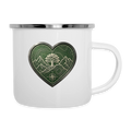 Emaille-Tasse - Weiß