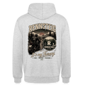 Unisex Hoodie - Hellgrau meliert