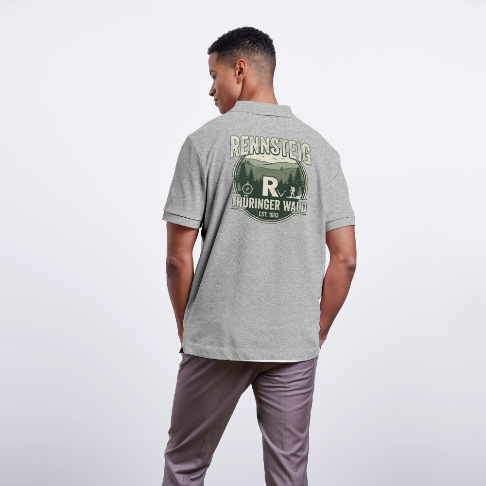 Stanley/Stella Unisex Bio-Poloshirt PREPSTER - Grau meliert