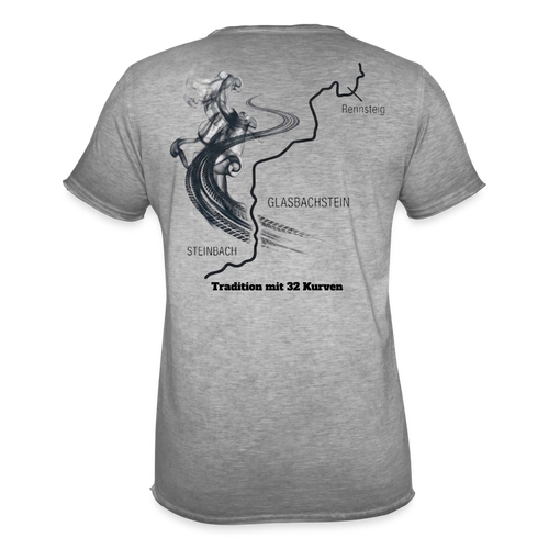 Männer Vintage T-Shirt - Vintage Grau
