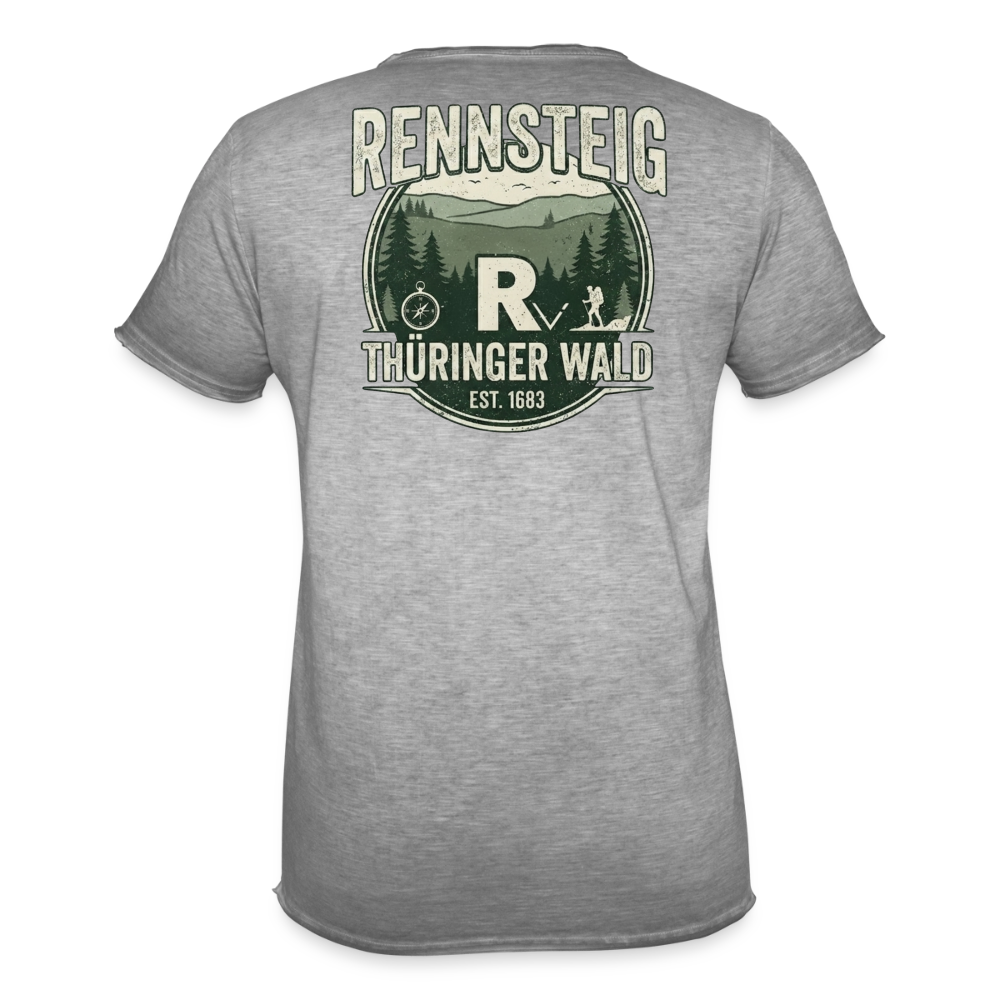 Männer Vintage T-Shirt - Vintage Grau