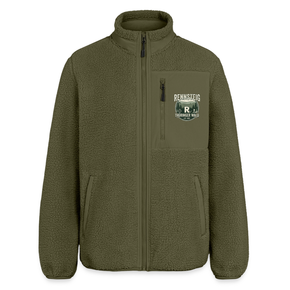 Relaxed Fit Unisex Sherpajacke von Stanley/Stella - Khaki