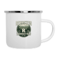 Emaille-Tasse - Weiß