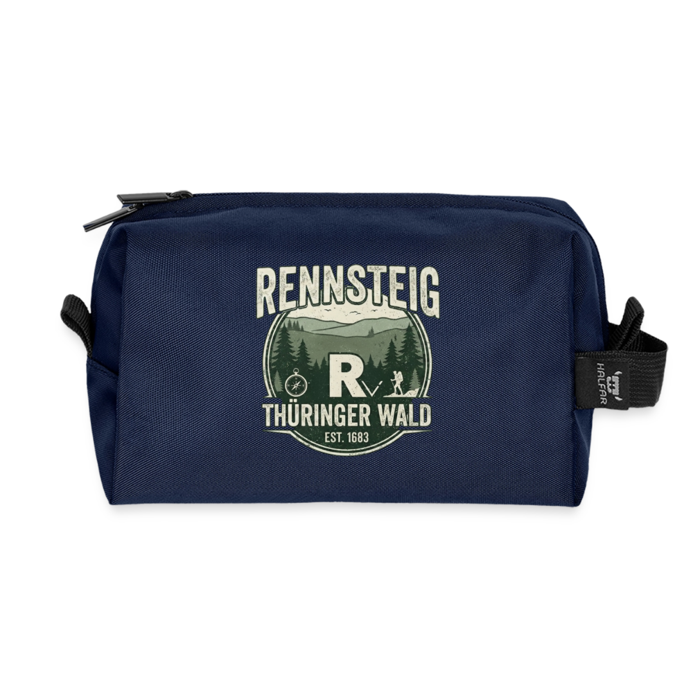 Recycelte Kulturtasche - Navy
