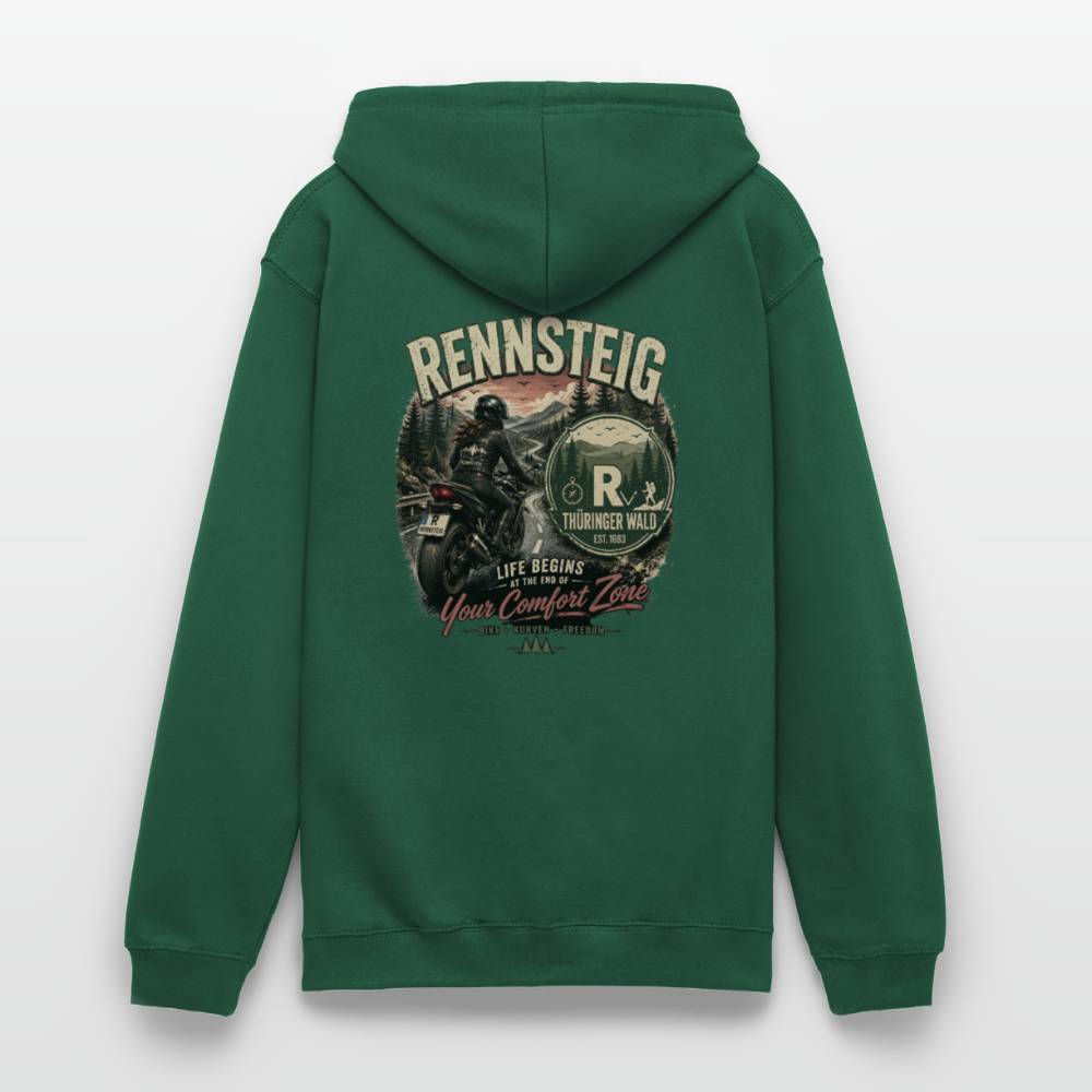Unisex Hoodie - Flaschengrün