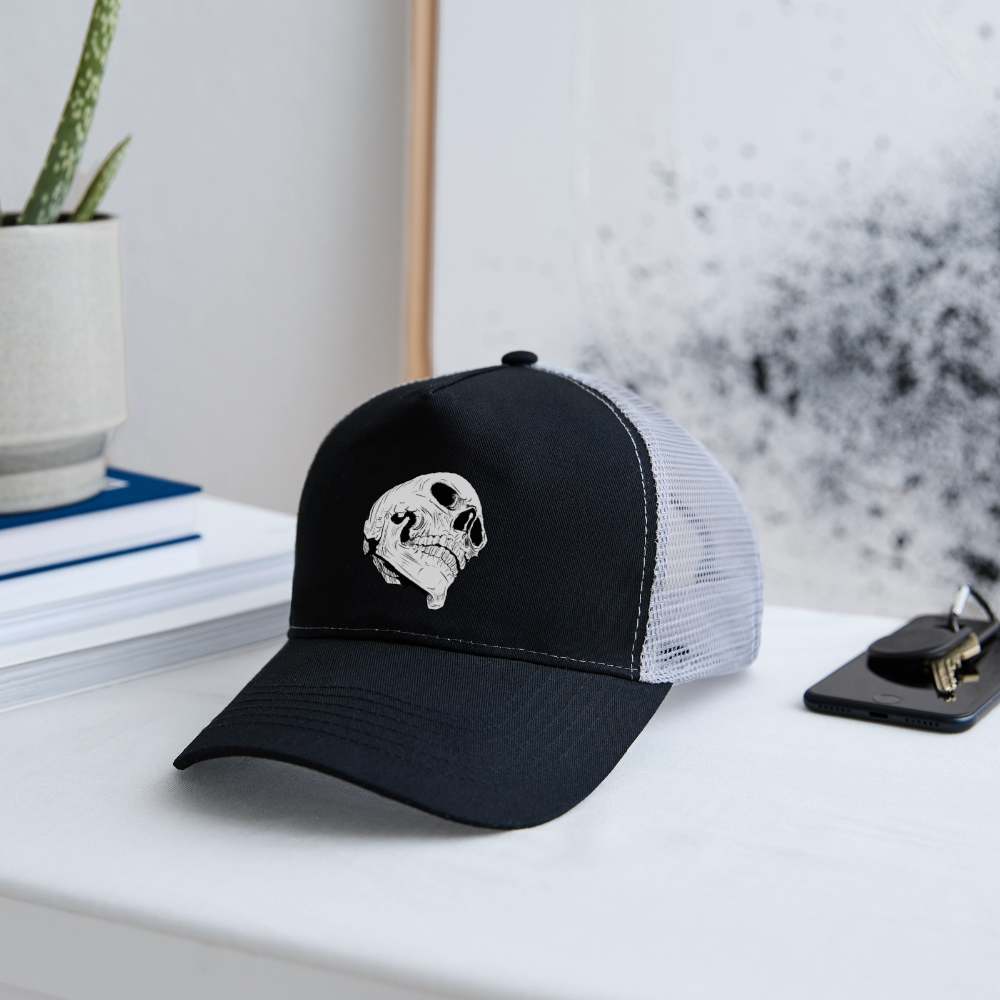 Trucker Cap - Schwarz/Steingrau
