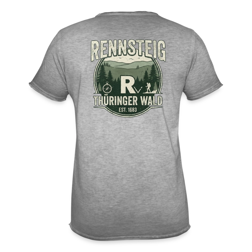 Männer Vintage T-Shirt - Vintage Grau