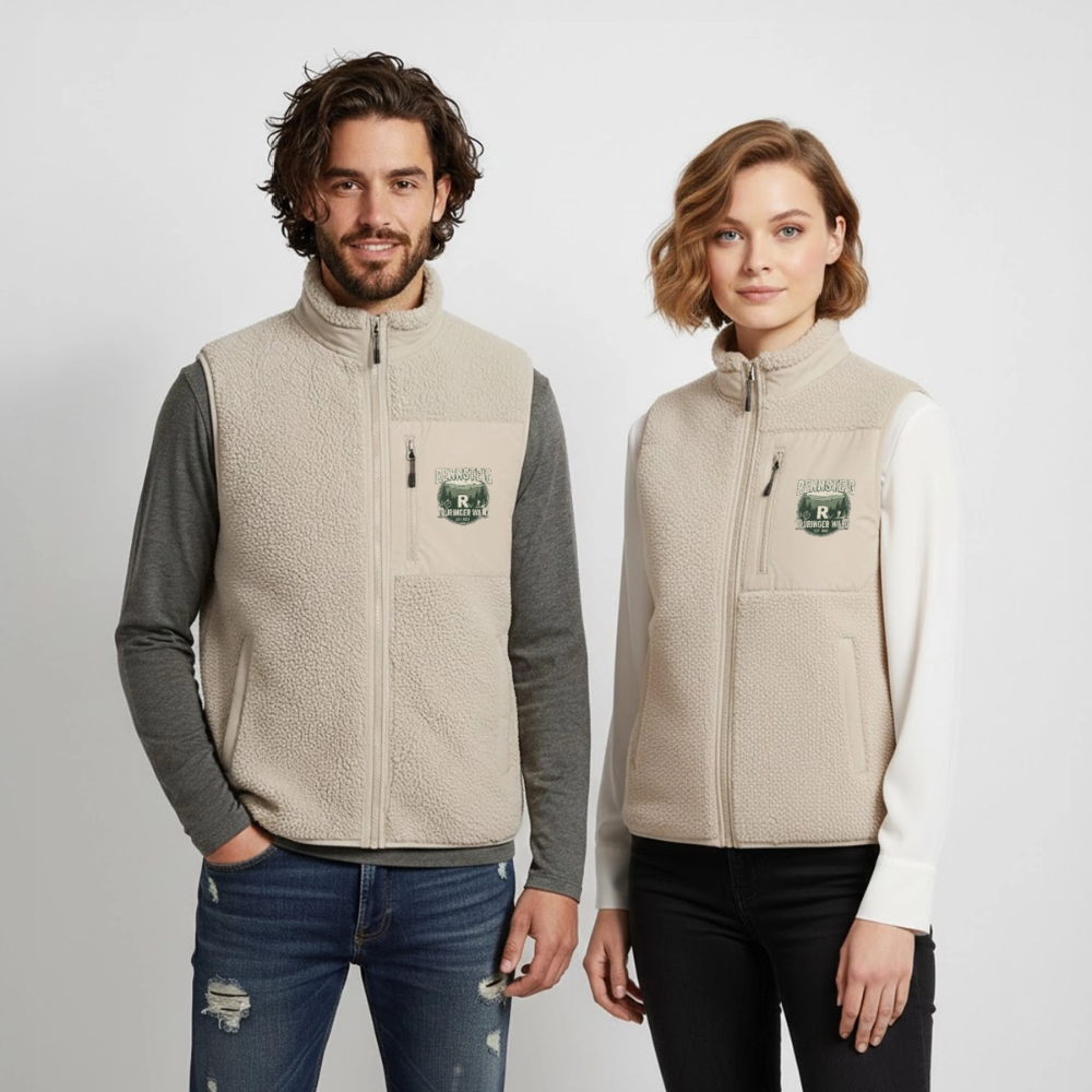 Unisex Sherpaweste von Stanley/Stella - Beige