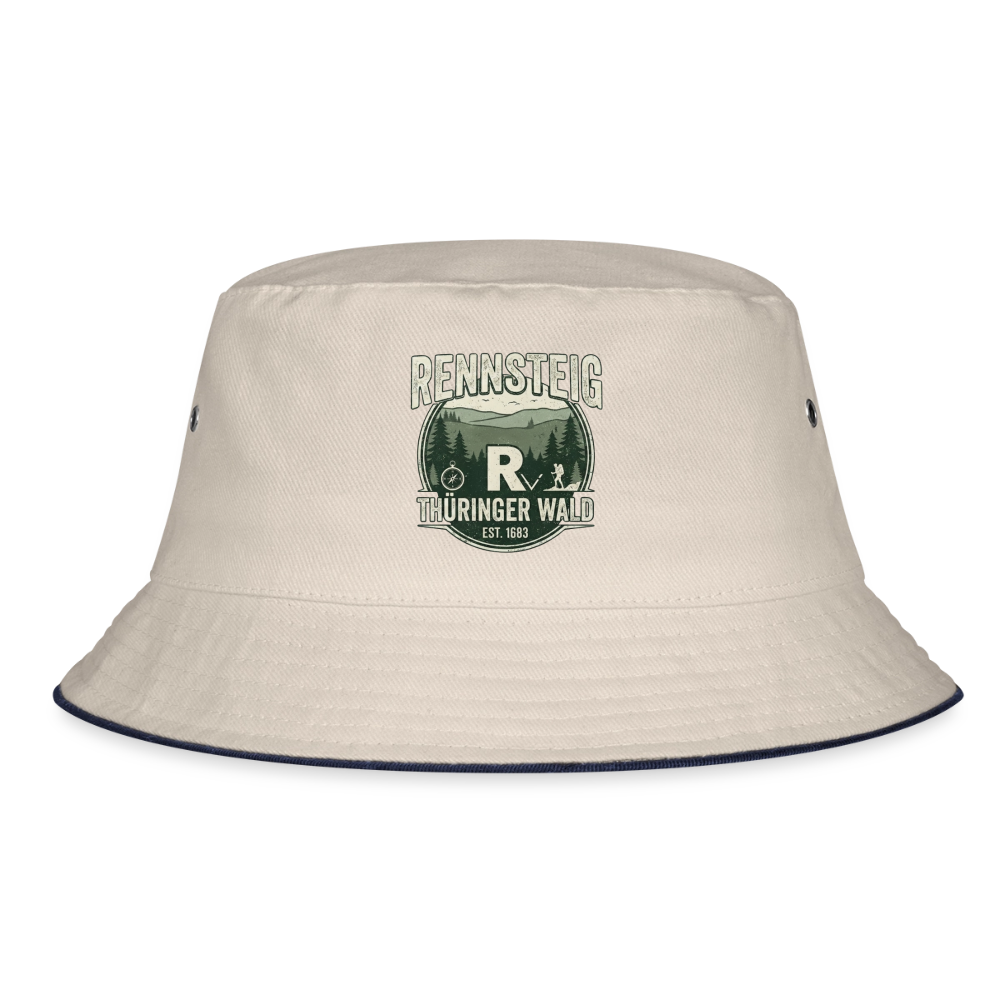 Bucket Hat - Natur/Navy
