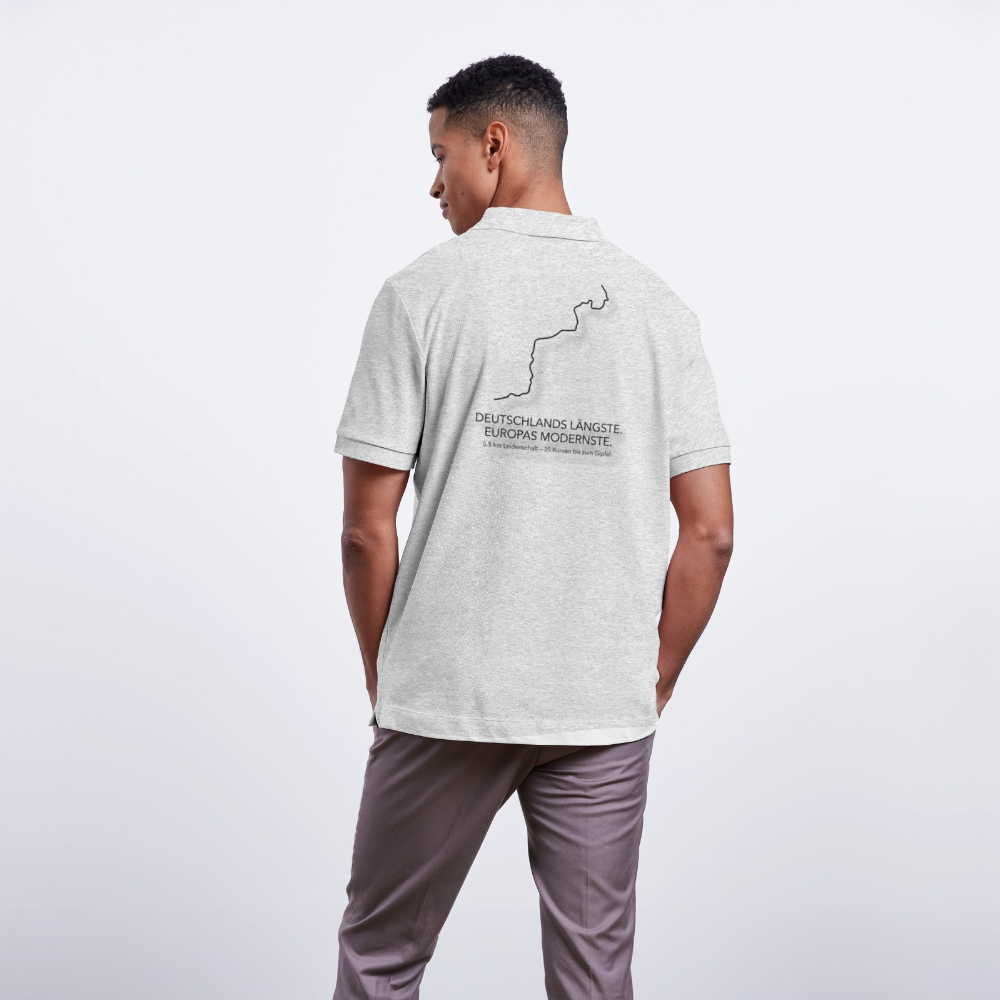Stanley/Stella Unisex Bio-Poloshirt PREPSTER - Weiß meliert