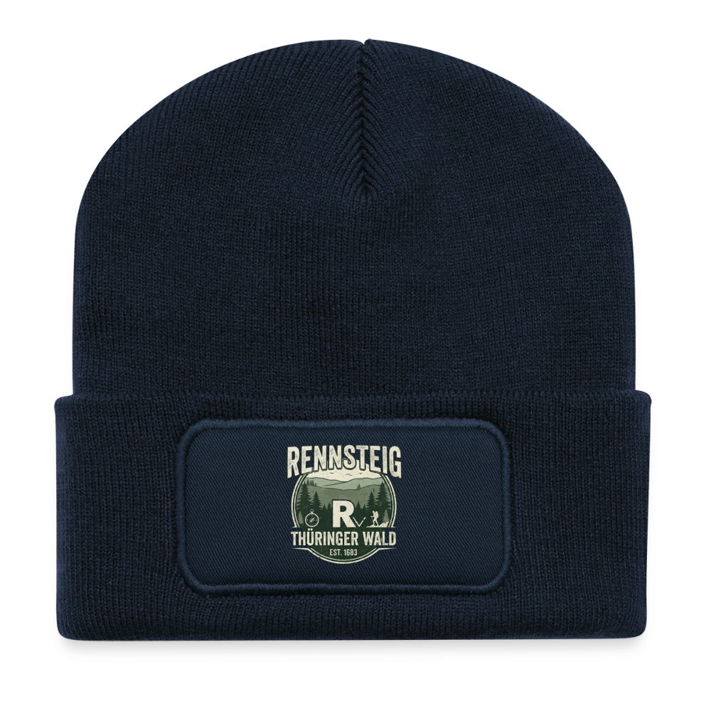 Recycelte Patch Beanie - French Navy