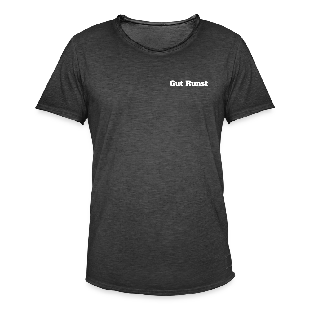 Männer Vintage T-Shirt - Vintage Schwarz