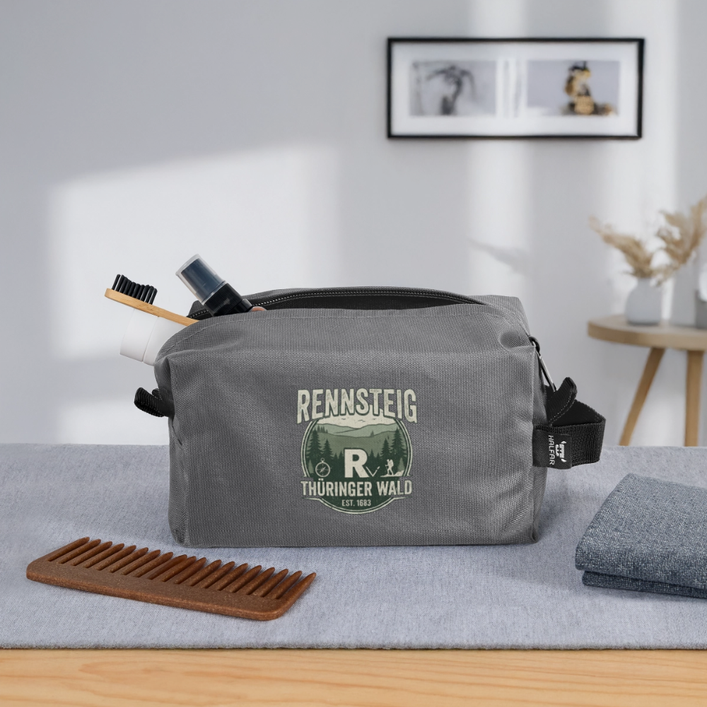 Recycelte Kulturtasche - Anthrazit