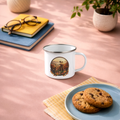 Emaille-Tasse - Weiß
