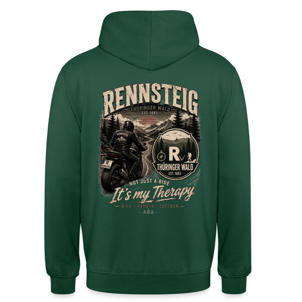 Unisex Hoodie - Flaschengrün