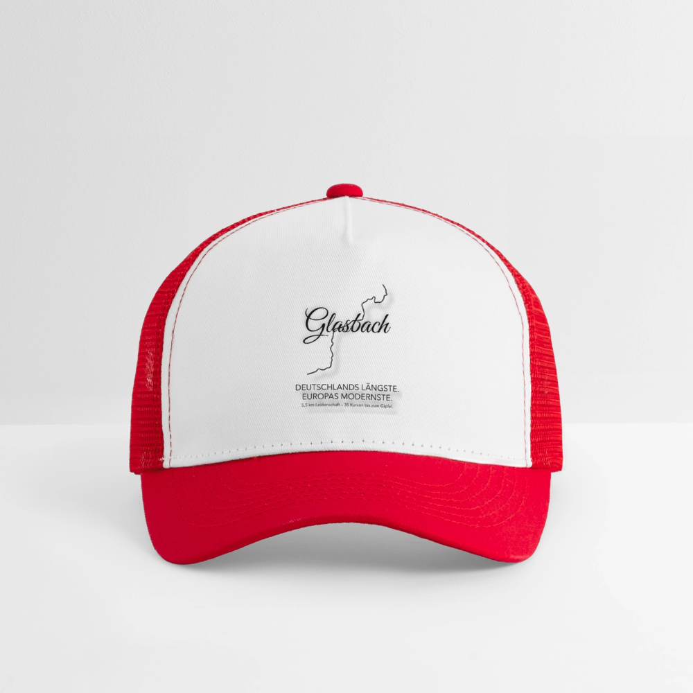 Kinder Trucker-Cap - Weiß/Rot