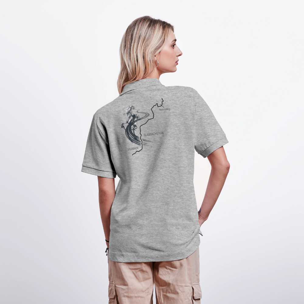 Stanley/Stella Unisex Bio-Poloshirt PREPSTER - Grau meliert