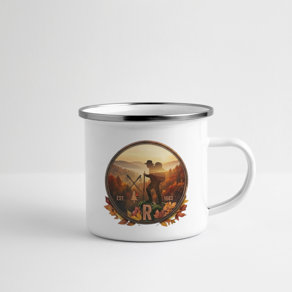 Emaille-Tasse - Weiß