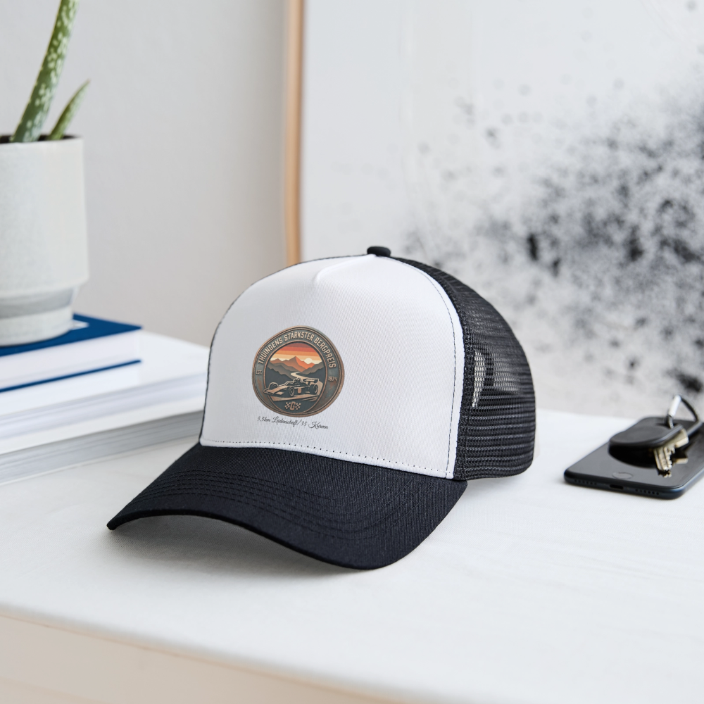 Trucker Cap - Weiß/Schwarz
