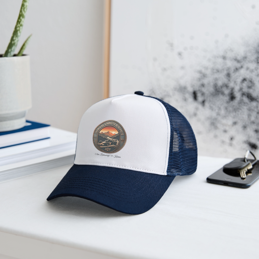 Trucker Cap - Weiß/Navy
