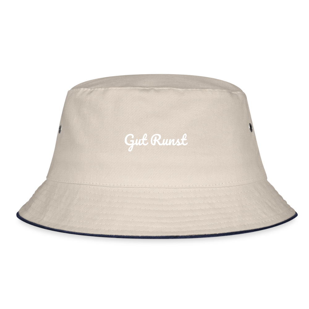 Bucket Hat - Natur/Navy