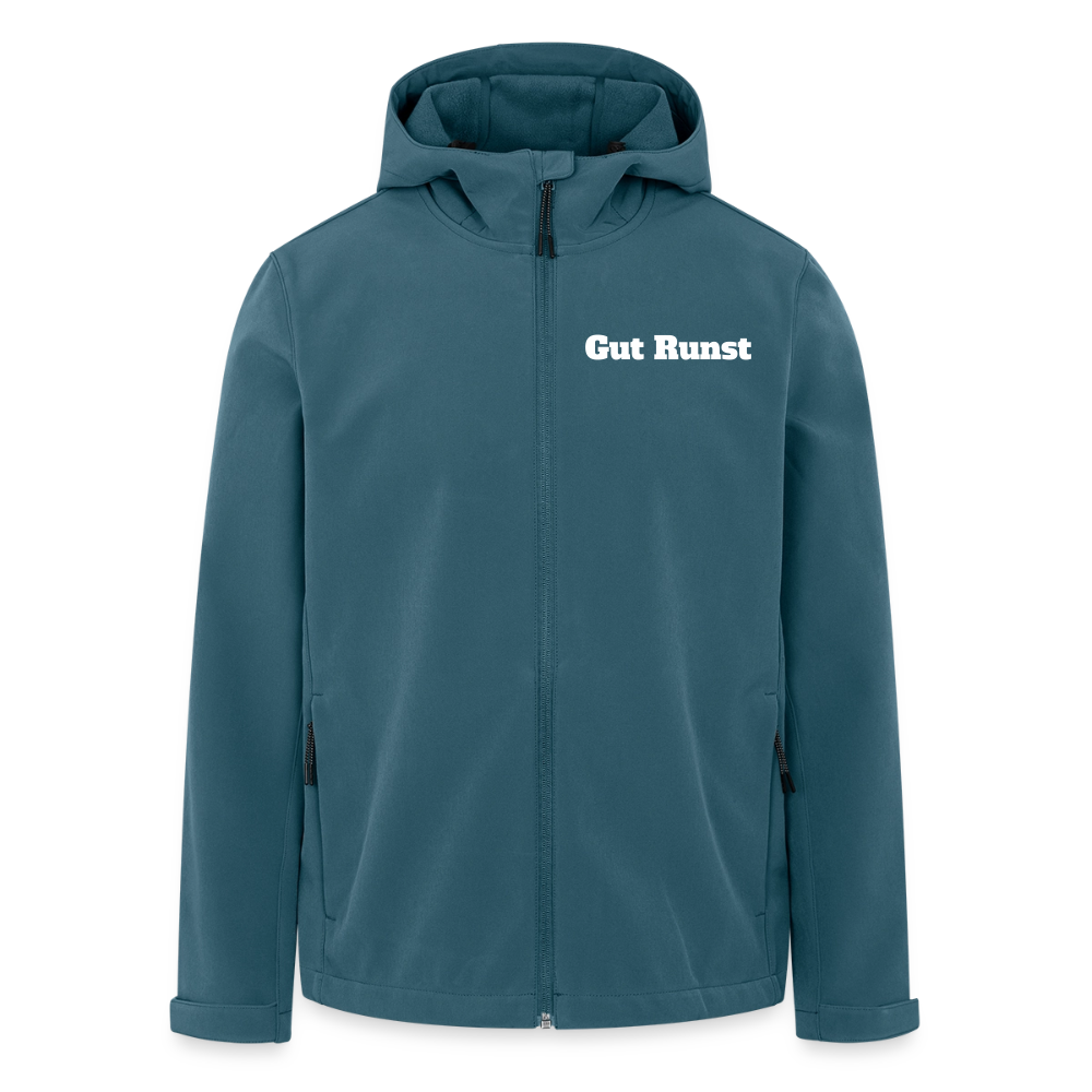 Recycelte Männer Softshell-Jacke von Stanley/Stella - Dunkles Petrol