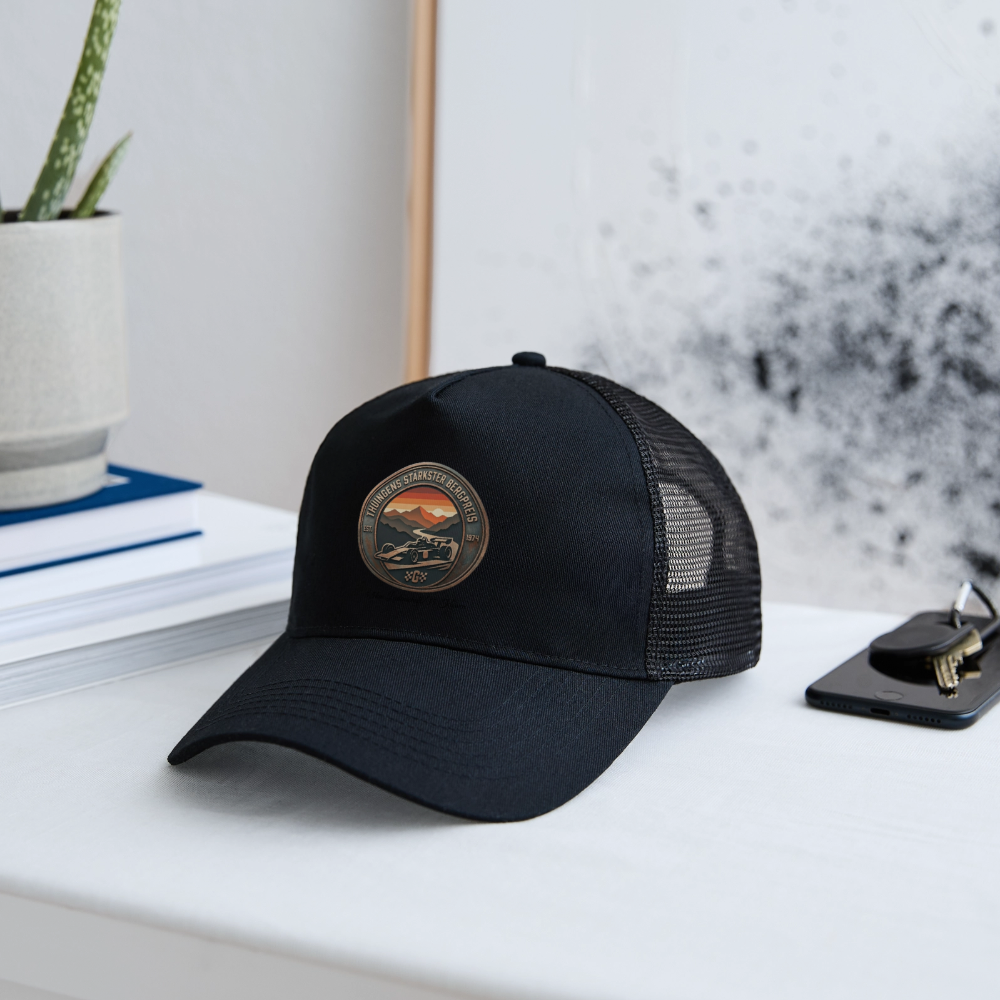 Trucker Cap - Schwarz/Schwarz