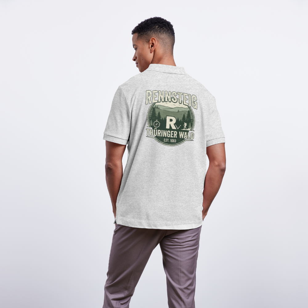 Stanley/Stella Unisex Bio-Poloshirt PREPSTER - Weiß meliert
