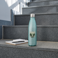 Glitzer-Isolierflasche 500 ml in türkisfarbenem Glitzer mit Metallverschluss