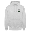 Unisex Hoodie - Hellgrau meliert