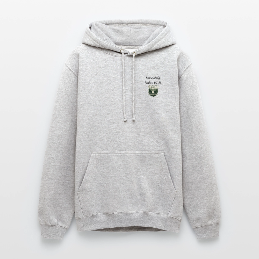 Unisex Hoodie - Hellgrau meliert