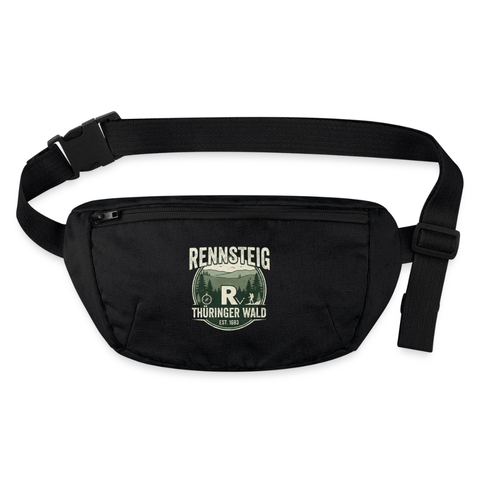 Stanley/Stella recycelte Gürteltasche - Schwarz