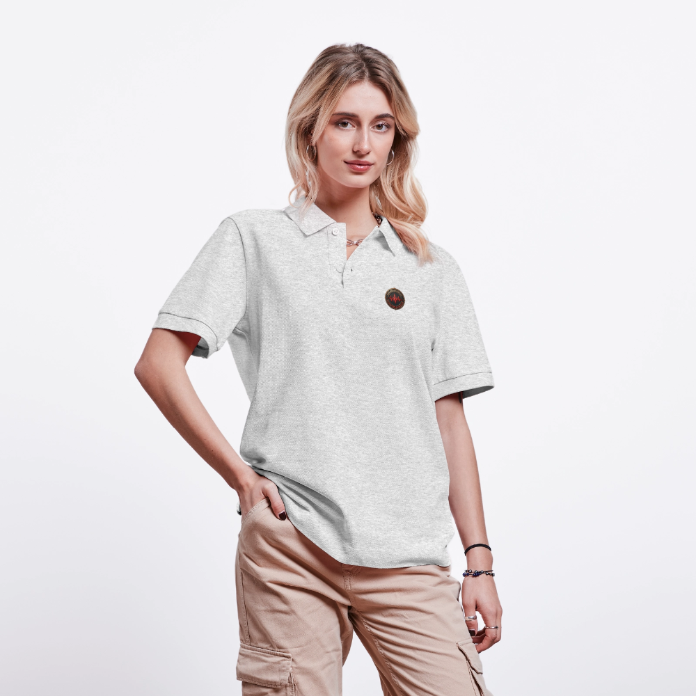 Stanley/Stella Unisex Bio-Poloshirt PREPSTER - Weiß meliert