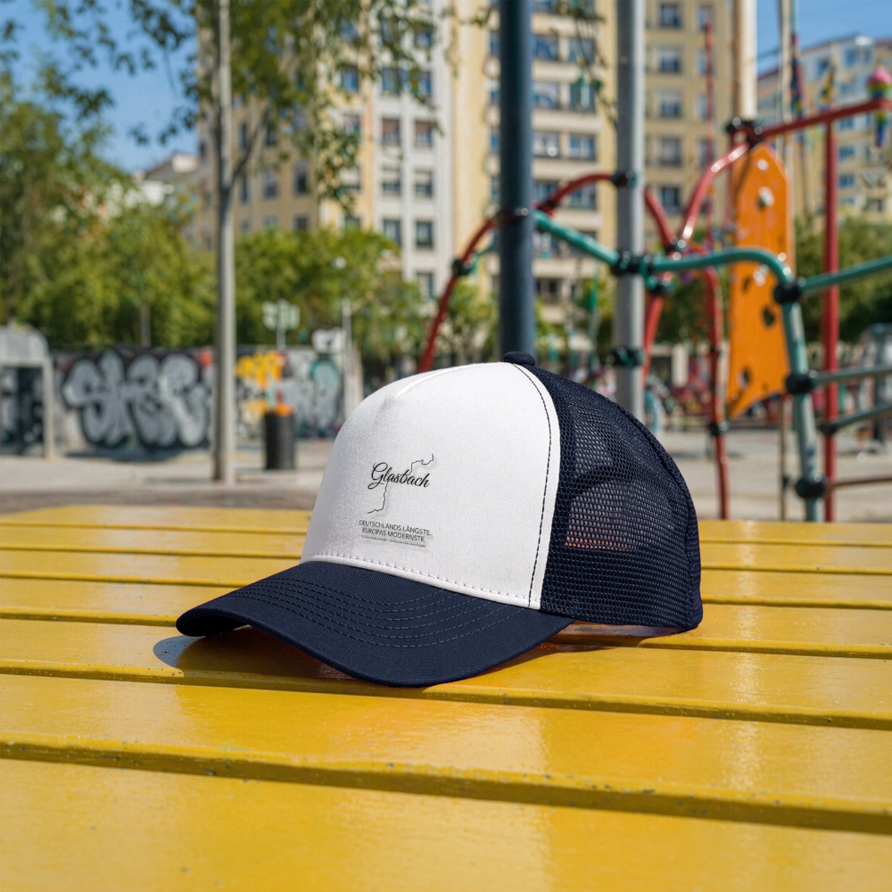 Kinder Trucker-Cap - Weiß/Navy