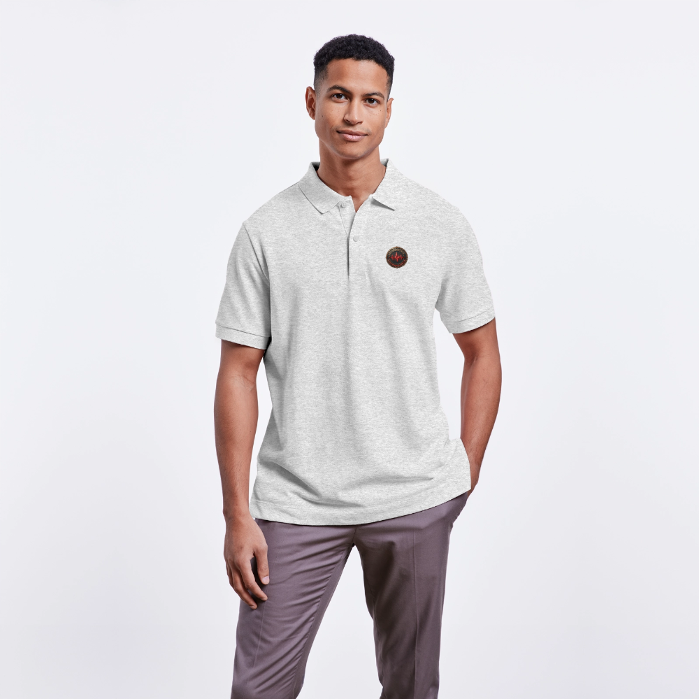 Stanley/Stella Unisex Bio-Poloshirt PREPSTER - Weiß meliert