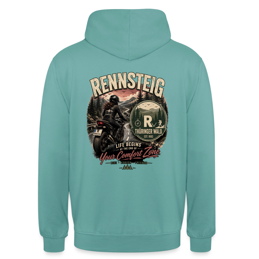Unisex Hoodie - Pastelltürkis