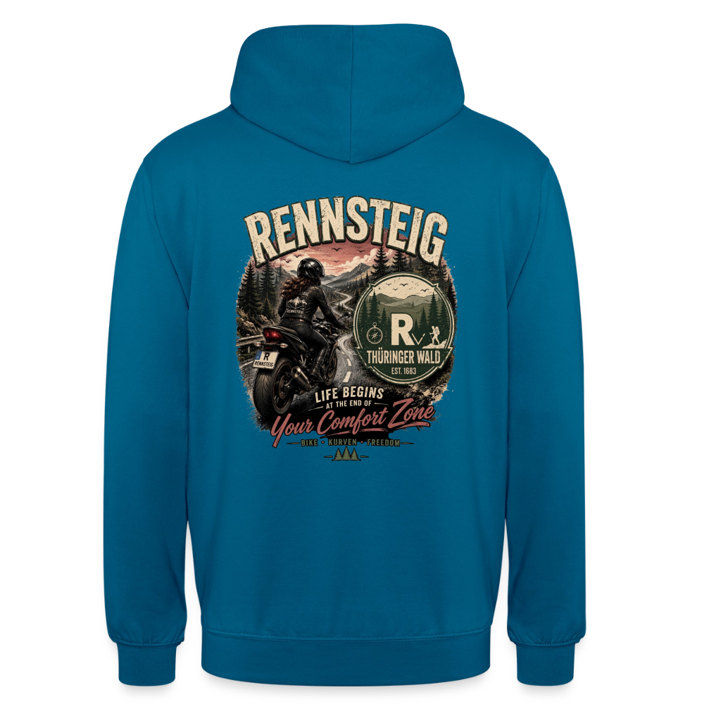 Unisex Hoodie - Tiefseeblau 