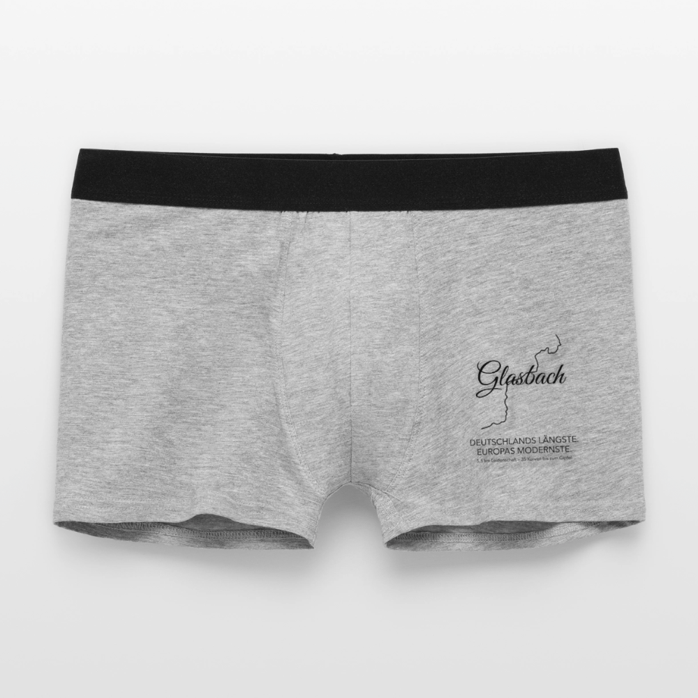 Männer Boxer Shorts - Grau meliert