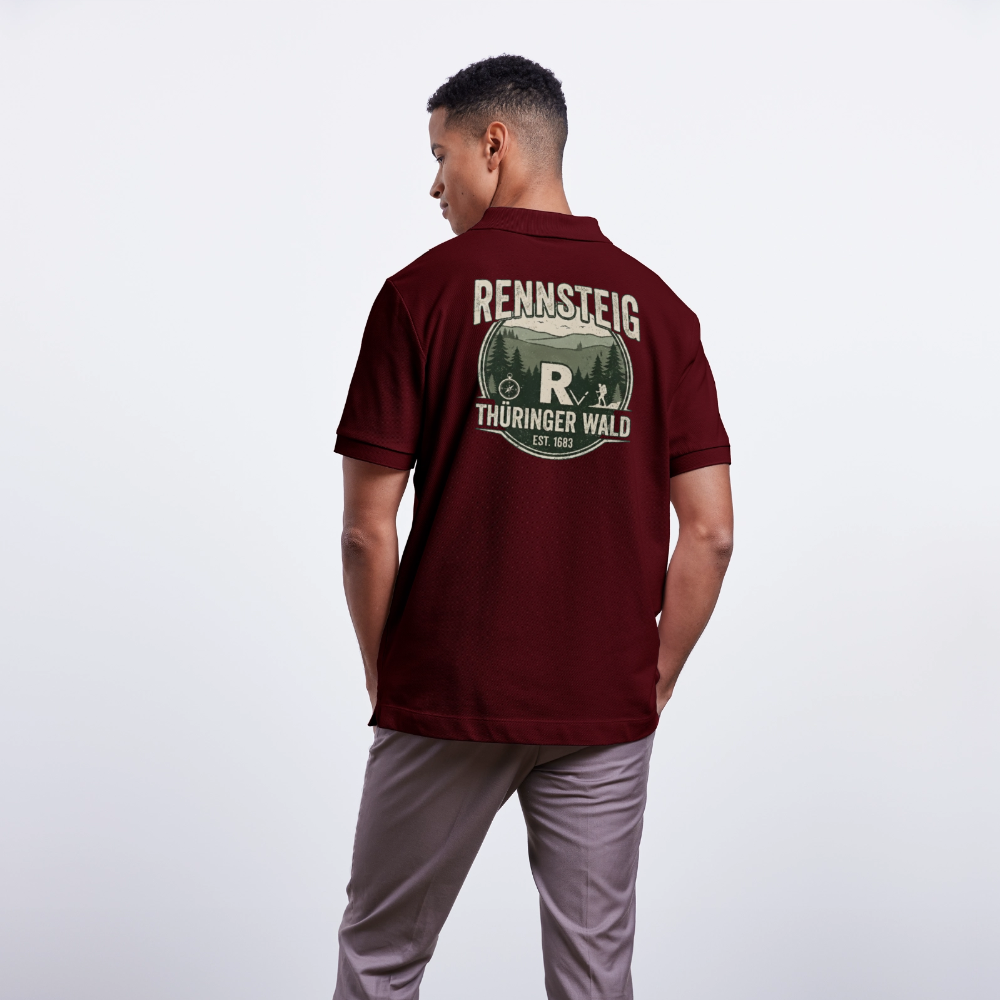 Stanley/Stella Unisex Bio-Poloshirt PREPSTER - Burgunderrot