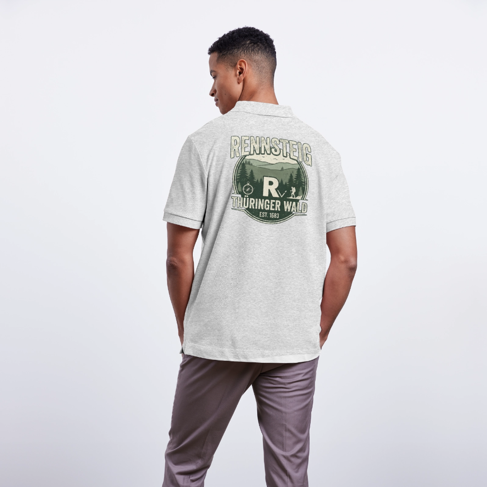 Stanley/Stella Unisex Bio-Poloshirt PREPSTER - Weiß meliert