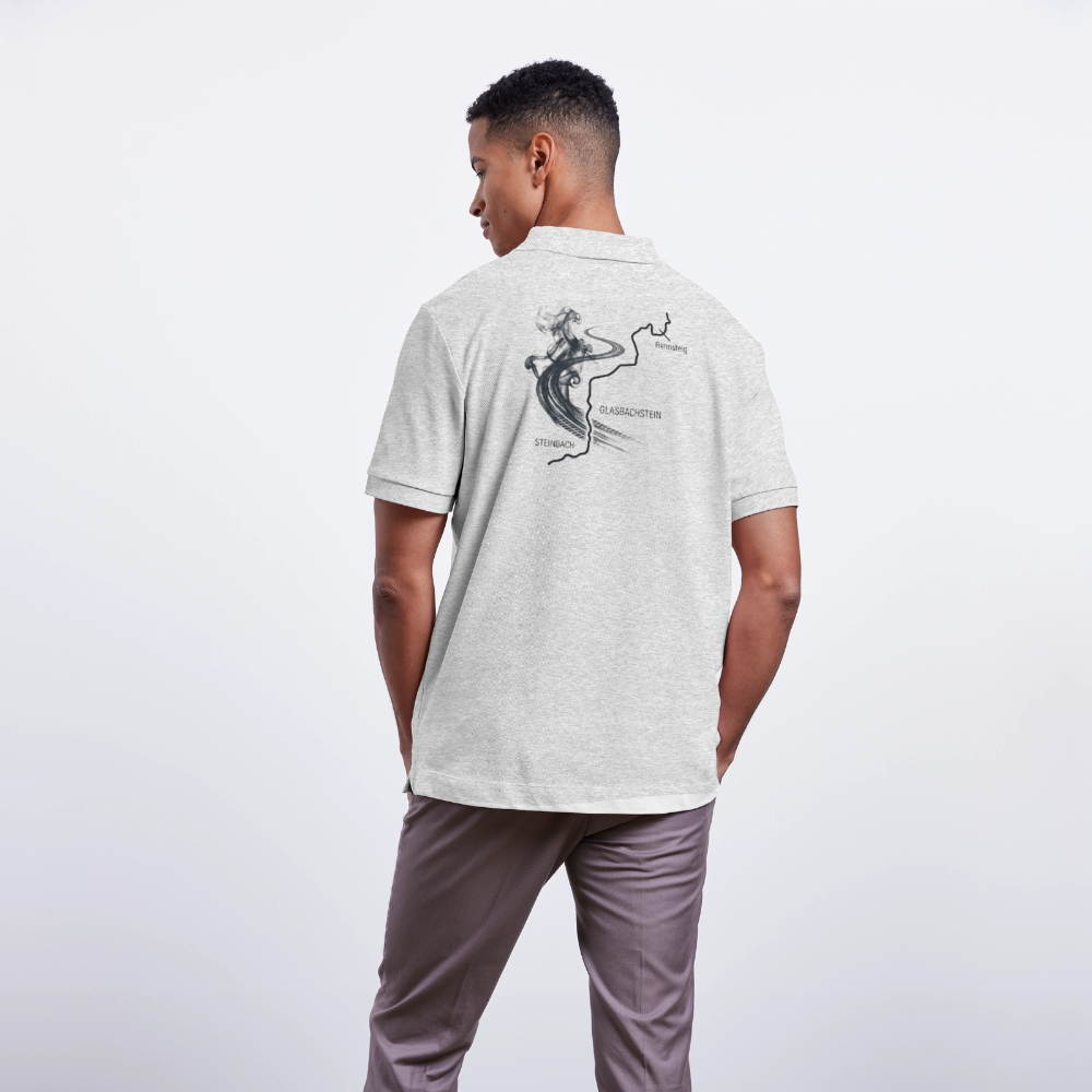 Stanley/Stella Unisex Bio-Poloshirt PREPSTER - Weiß meliert