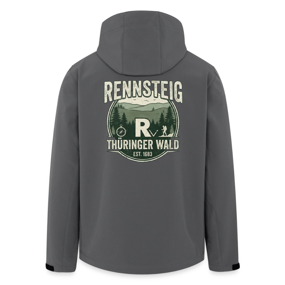 Recycelte Männer Softshell-Jacke von Stanley/Stella - Anthrazit