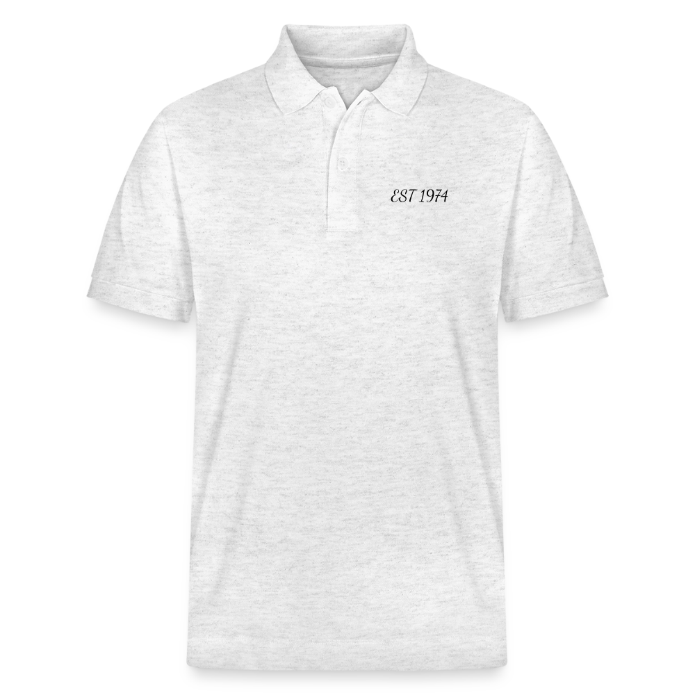 Stanley/Stella Unisex Bio-Poloshirt PREPSTER - Weiß meliert