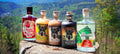 Wald-Bitter Glasflasche 500 ml mit Etikett und Korkverschluss